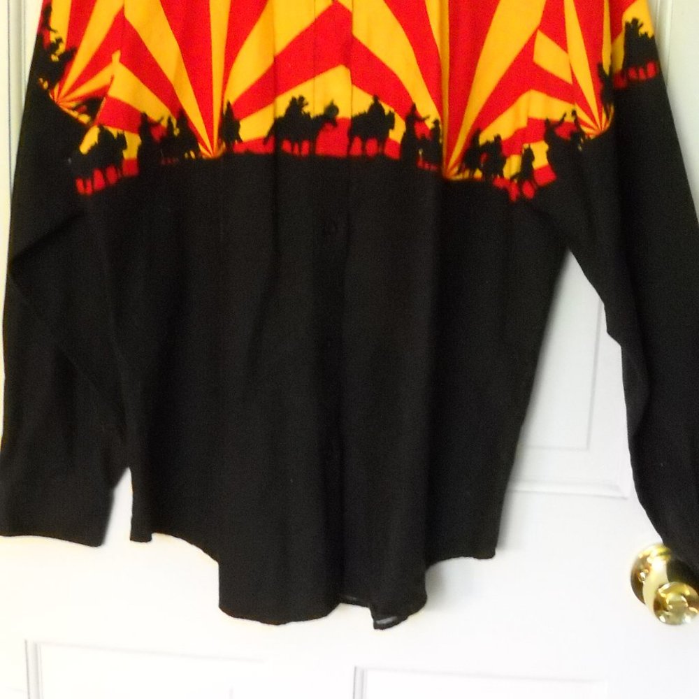 Men's Roper Western Shirt Size L